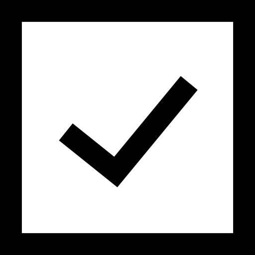 checking square icono gratis