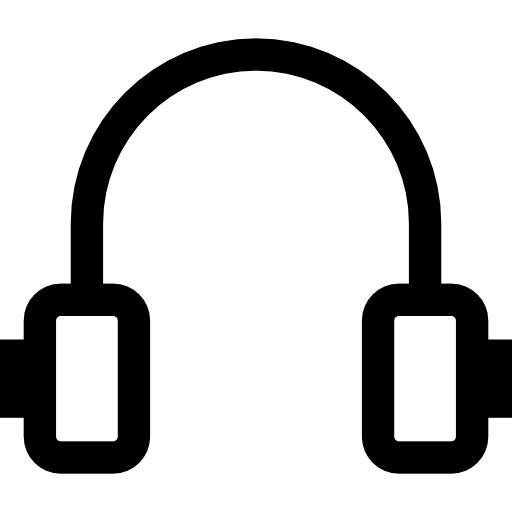 auriculares vintage icono gratis