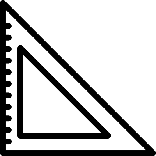 School Triangle free icon