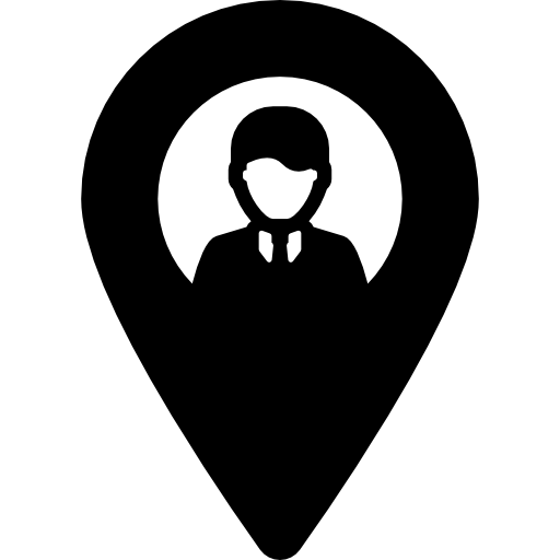 ubicación del mapa de usuario icono gratis