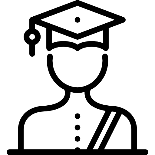 Graduated Student free icon