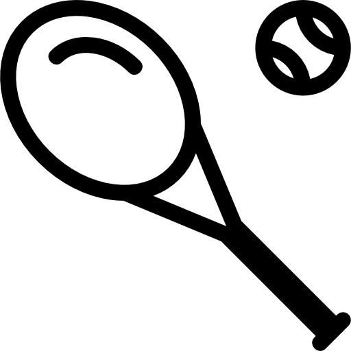 juego de tenis icono gratis