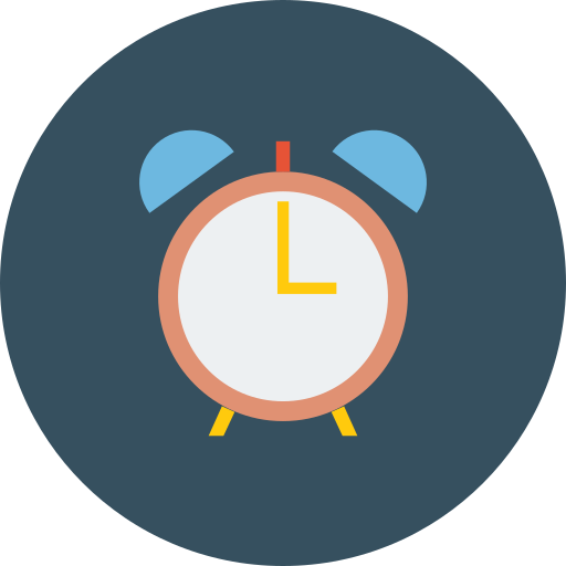 Alarm clock Generic Circular icon