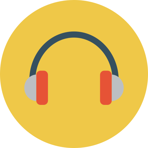 Headset Generic Circular Icon