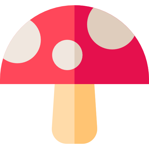 Mushroom Basic Straight Flat icon