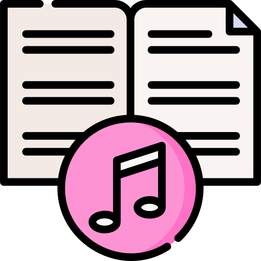 partitura icono gratis