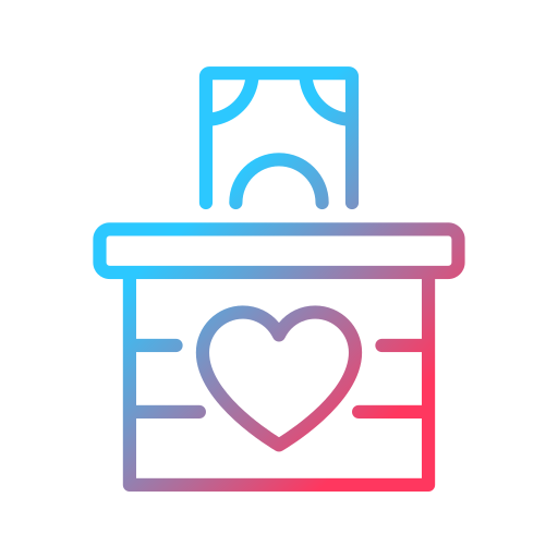 Contribution free icon Contribution free icon