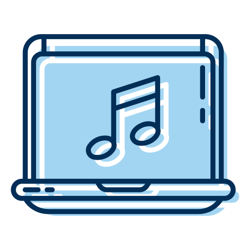 Music Generic Blue icon