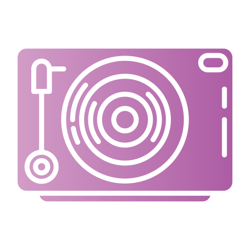 Vinyl player free icon