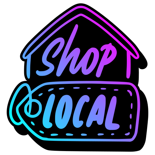 compra local gratis sticker