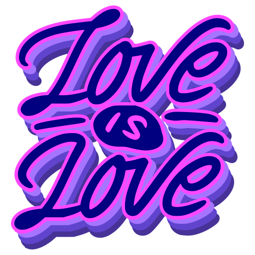 liebe ist liebe kostenlos Sticker
