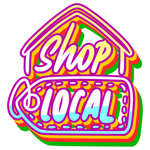 compra local gratis sticker