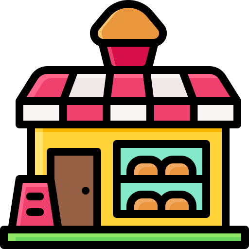 Bakery shop Generic Outline Color icon