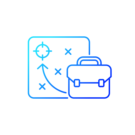estrategia de planificación icono gratis