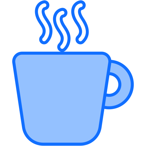 Tea cup Generic Blue icon