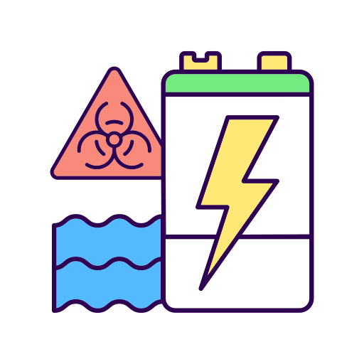 Icono De La Contaminaci N Del Agua Generic Thin Outline Color