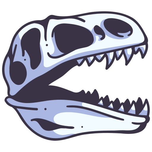 dinosaur skull clipart