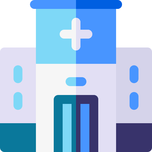 Hospital Basic Rounded Flat icon