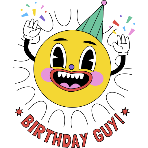date d'anniversaire gratuit sticker date d'anniversaire gratuit sticker