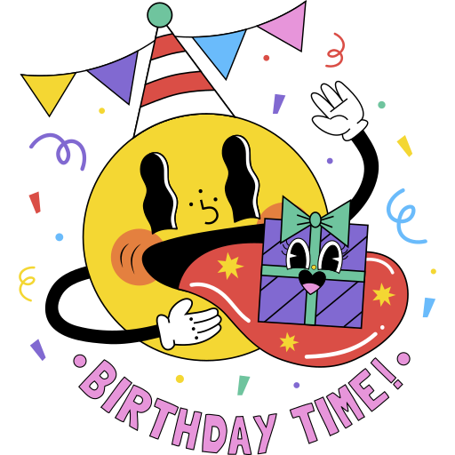 date d'anniversaire gratuit sticker date d'anniversaire gratuit sticker