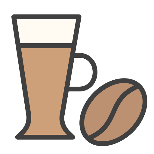 latté icono gratis