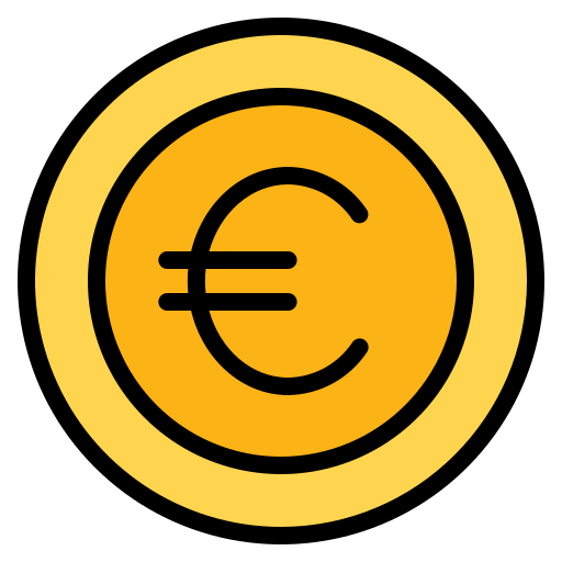 euro icono gratis