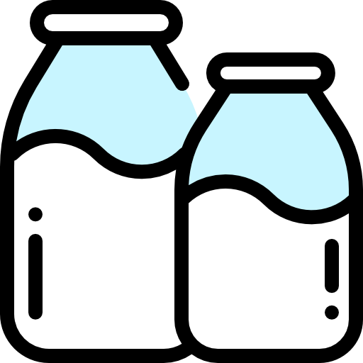 Milk free icon Milk free icon