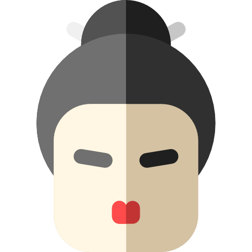 geisha icono gratis