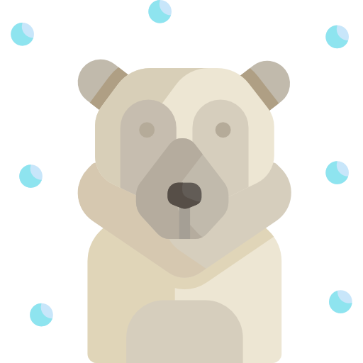 oso polar icono gratis