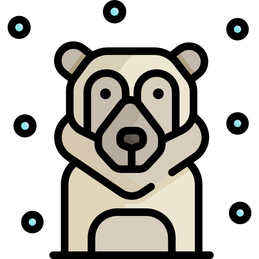 oso polar icono gratis