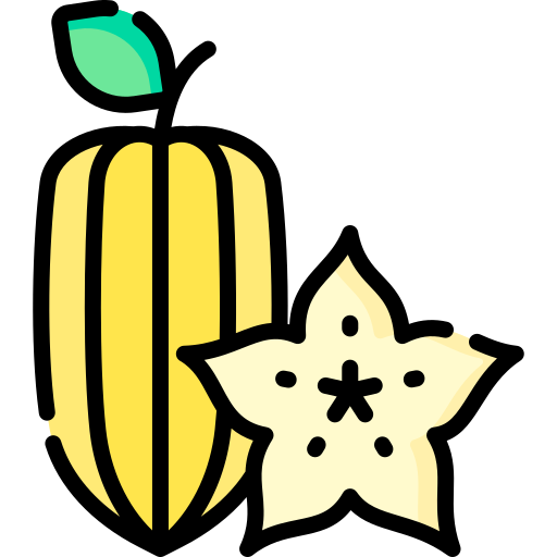 fruta estrella icono gratis