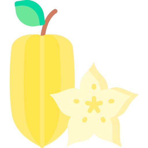 fruta estrella icono gratis