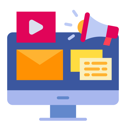 Digital advertising free icon