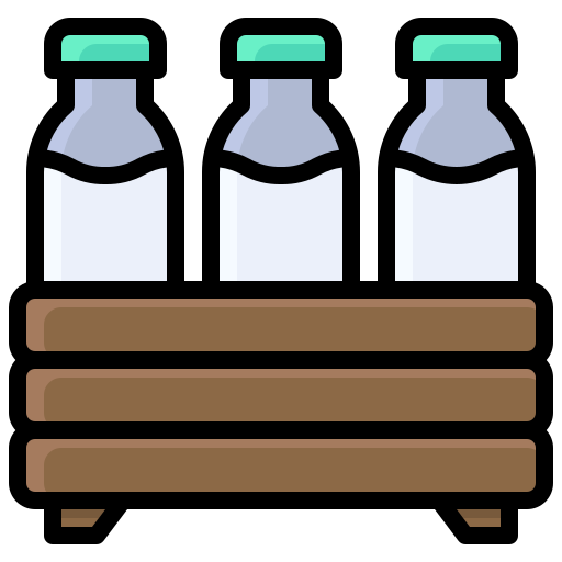bouteille de lait Icône gratuit