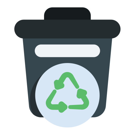 contenedor de basura icono gratis