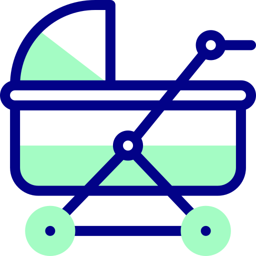 carrito de bebé icono gratis