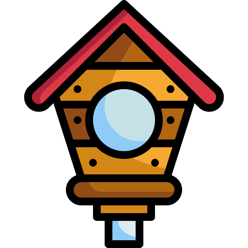 Birdhouse Generic Outline Color icon
