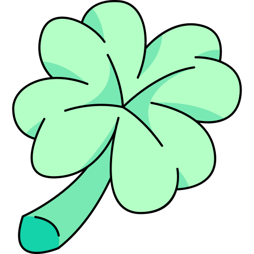 Clover Generic Thin Outline Color icon