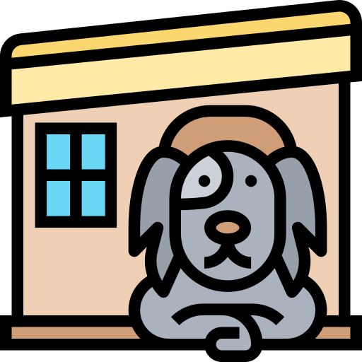 casa de perro icono gratis