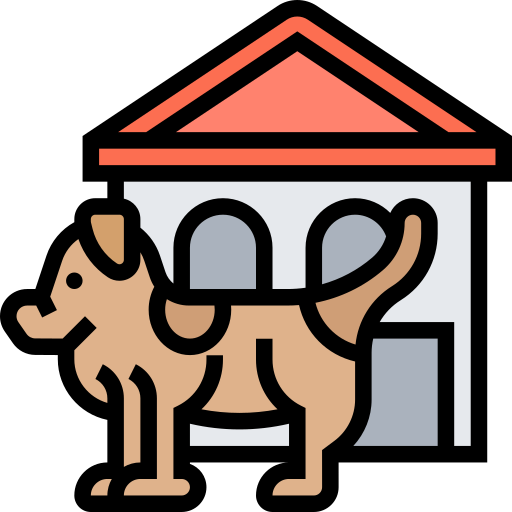 hotel de mascotas icono gratis
