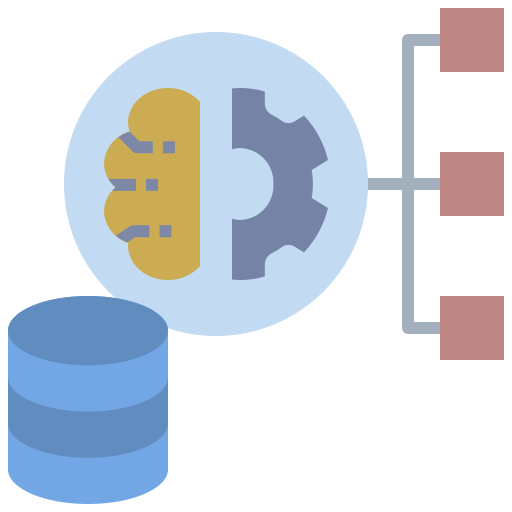 procesamiento de datos icono gratis