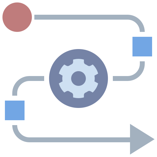 flujo de trabajo icono gratis