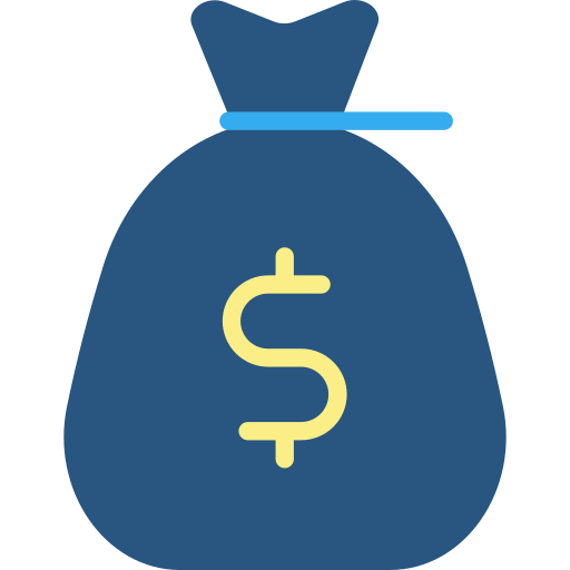 Money bag Generic Flat icon