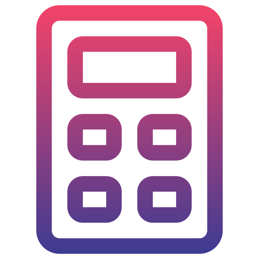 Calculator Generic Gradient icon