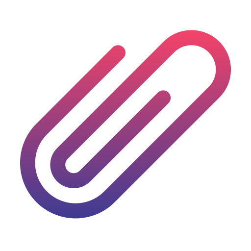 Paper clip Generic Gradient icon