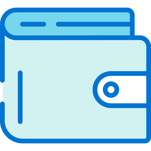 Wallet Generic Blue icon