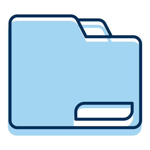 Folder Generic Blue icon