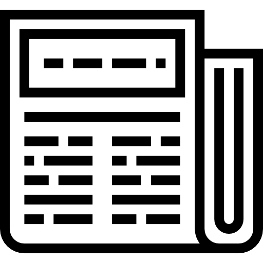 Newspaper free icon