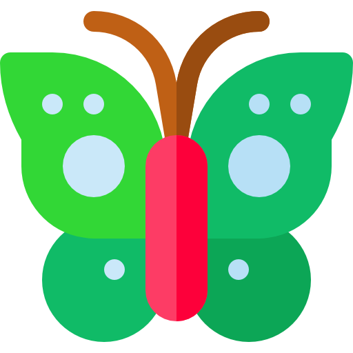 Butterfly Basic Rounded Flat icon