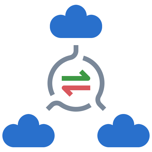 almacenamiento en la nube icono gratis